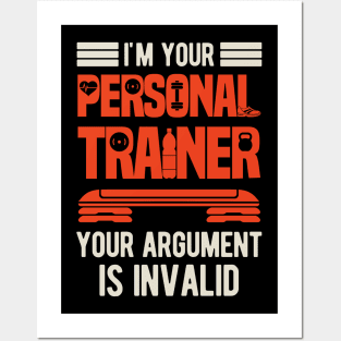 Funny Personal Trainer Gifts Posters and Art